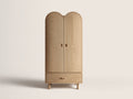 Armoire - bois - 85x45x180 cm - chêne clair - scandinave